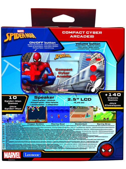 Console portatile Cyber Arcade® pocket Spiderman écran 2.5'' 150 giochi di cui 10 di Spiderman - Kiabi