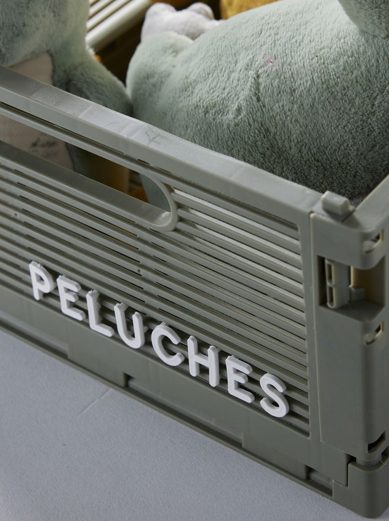 Contenitore in plastica con lettere VERDE - Kiabi
