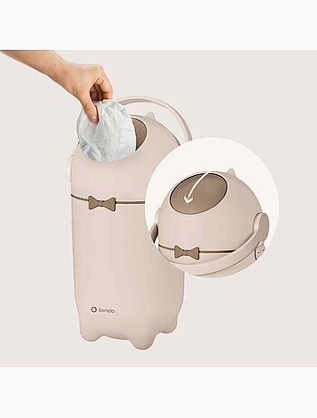 Contenitore per pannolini LIONELO Purebin - Ermetico - 10 L - Per sacchetti universali