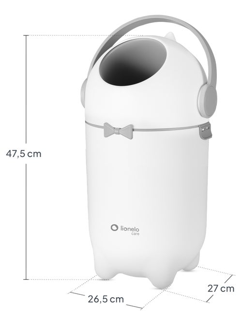 Contenitore per pannolini LIONELO Purebin - Ermetico - 10 L - Per sacchetti universali - Kiabi