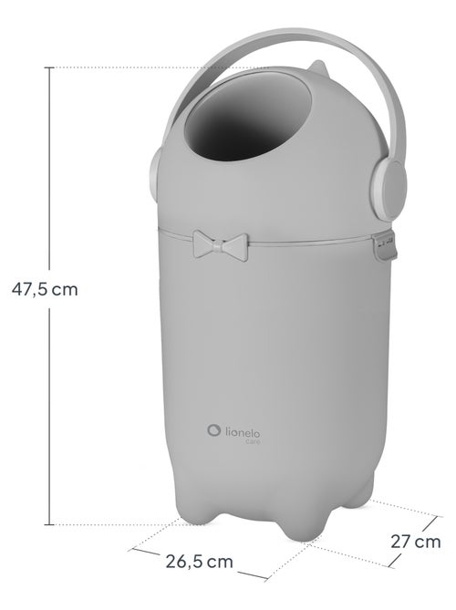 Contenitore per pannolini LIONELO Purebin - Ermetico - 10 L - Per sacchetti universali - Kiabi