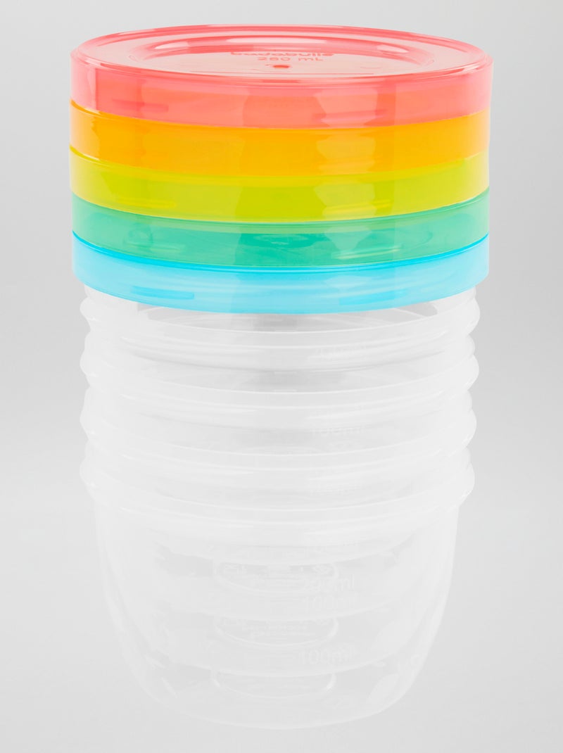 Contenitori di conservazione 'Badabulle' multicolore - Kiabi