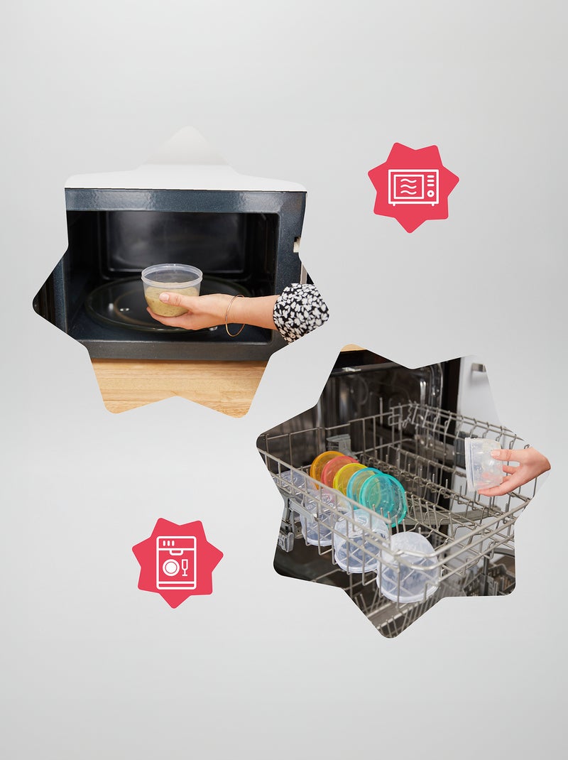 Contenitori di conservazione 'Badabulle' multicolore - Kiabi