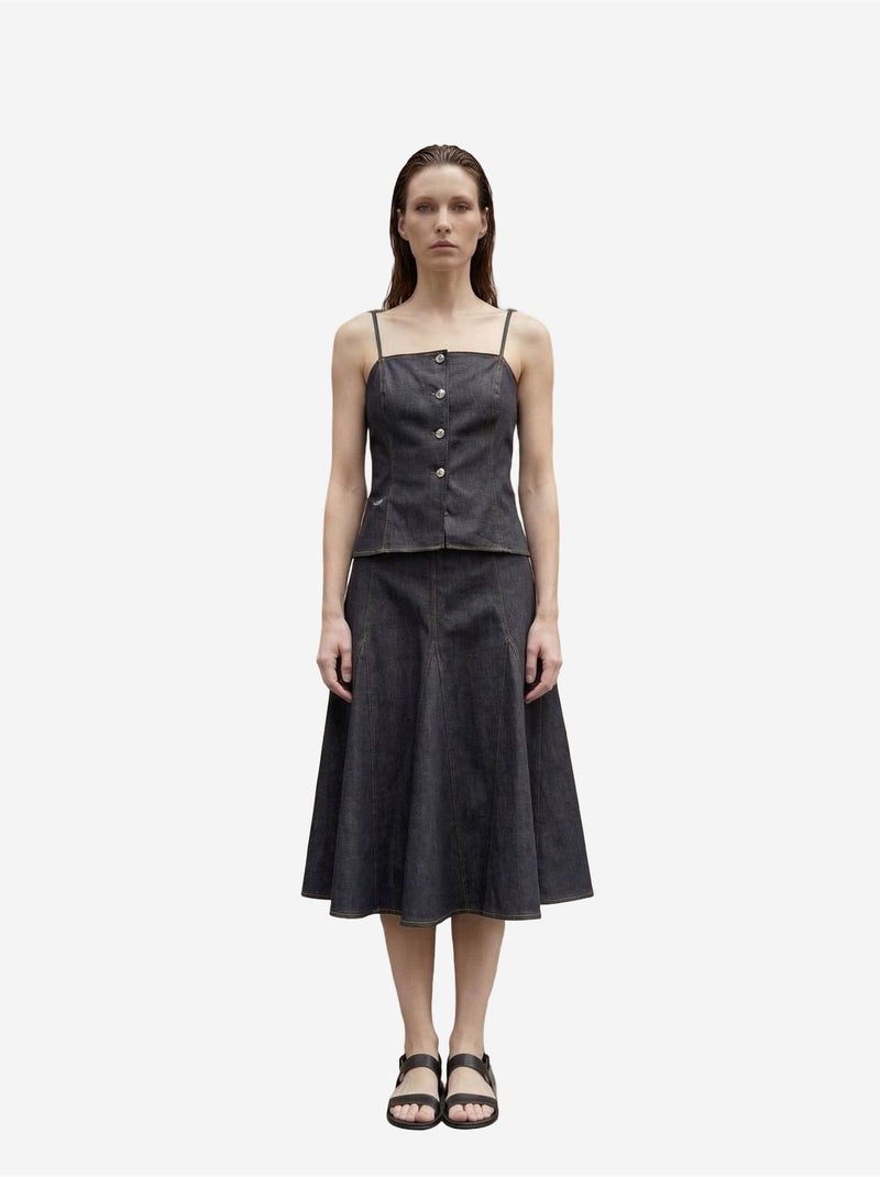 Coord due pezzi in cotone-lycra da donna my fashion Grigio nero - Kiabi