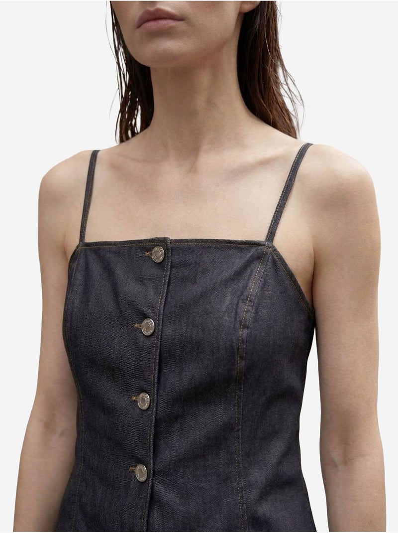 Coord due pezzi in cotone-lycra da donna my fashion Grigio nero - Kiabi