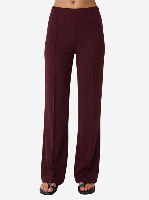 Coordinato a vita alta con scollo a v, abbottonatura e pantaloni a gamba ampia istanbul - Kiabi Coordinato a vita alta con scollo a v, abbottonatura e pantaloni a gamba ampia istanbul - Kiabi