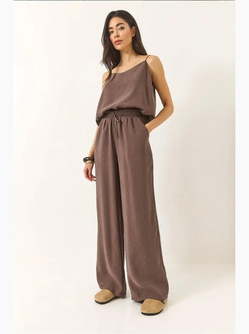 Coordinato con canotta senza maniche e pantaloni a gamba ampia lucci - Kiabi Coordinato con canotta senza maniche e pantaloni a gamba ampia lucci - Kiabi