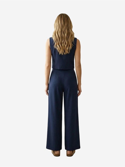 Coordinato due pezzi a vita alta con pantaloni a gamba ampia my fashion - Kiabi Coordinato due pezzi a vita alta con pantaloni a gamba ampia my fashion - Kiabi