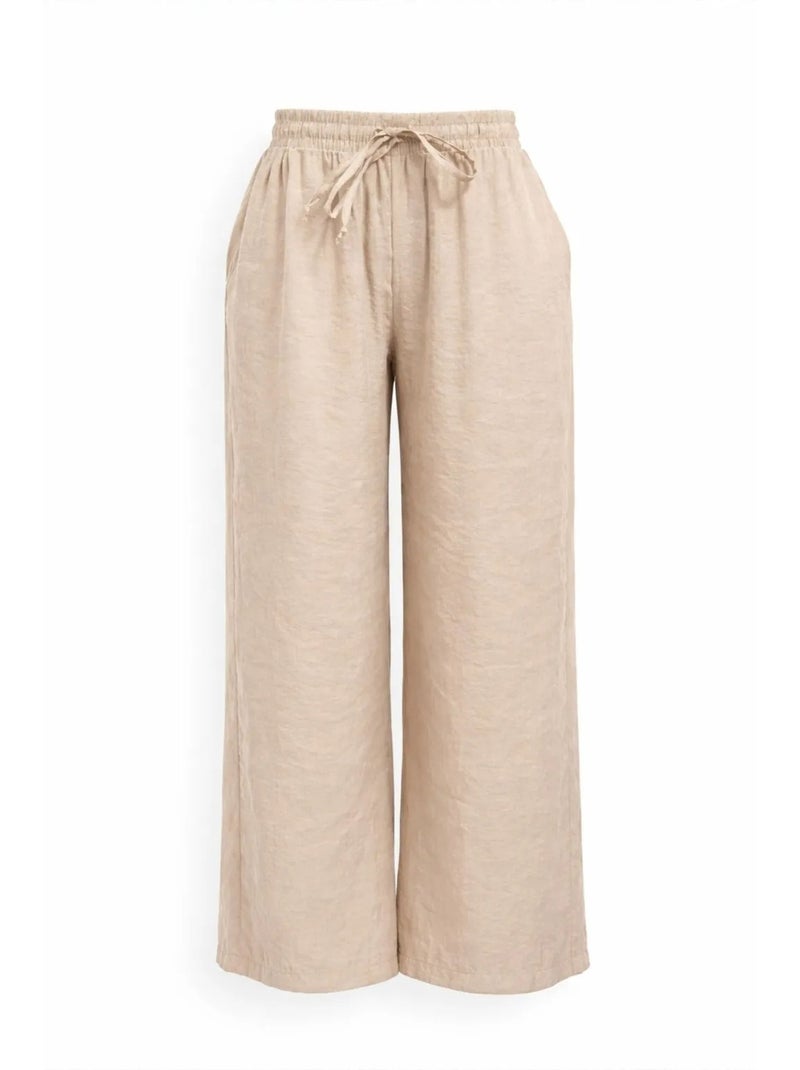 Coordinato due pezzi oversize da donna mixray Beige argilla - Kiabi