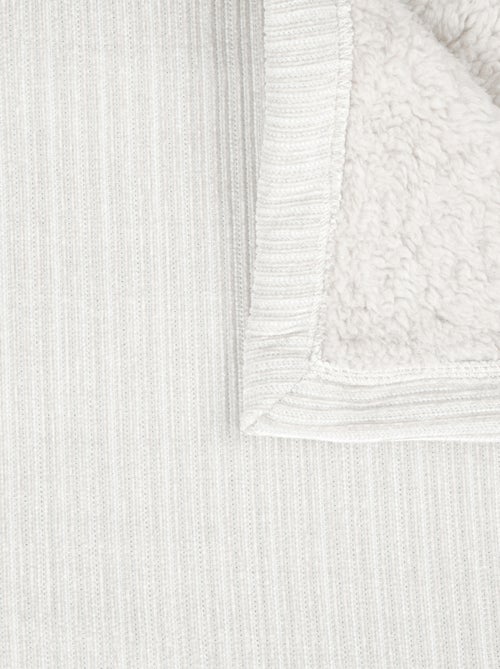 Coperta a coste morbidissima - Kiabi