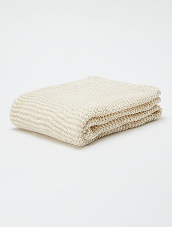 Coperta a maglia grossa - Kiabi Home