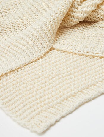 Coperta a maglia grossa - Kiabi Home