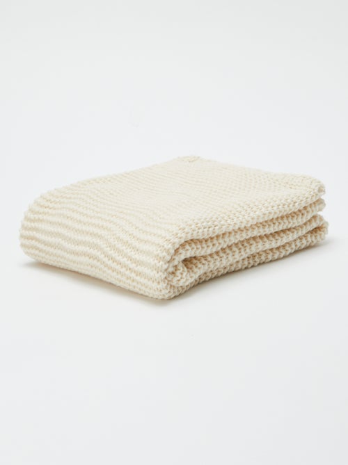 Coperta a maglia grossa - Kiabi Home - Kiabi