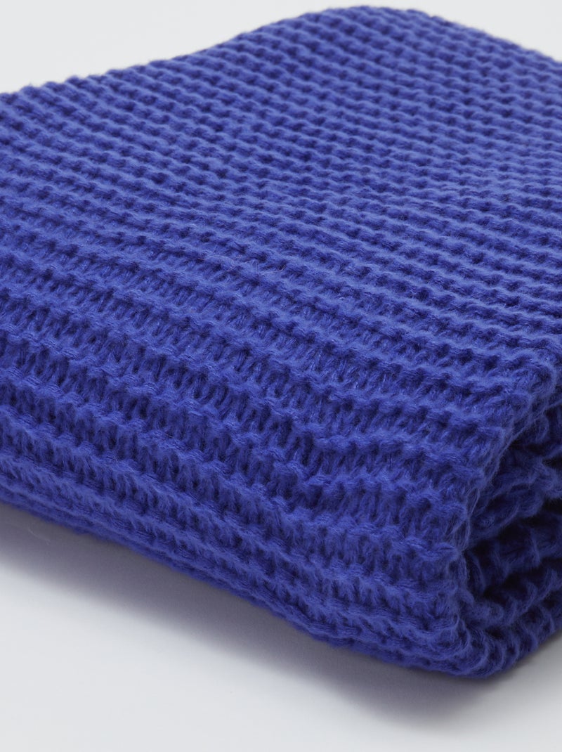Coperta a maglia grossa - Kiabi Home BLU - Kiabi