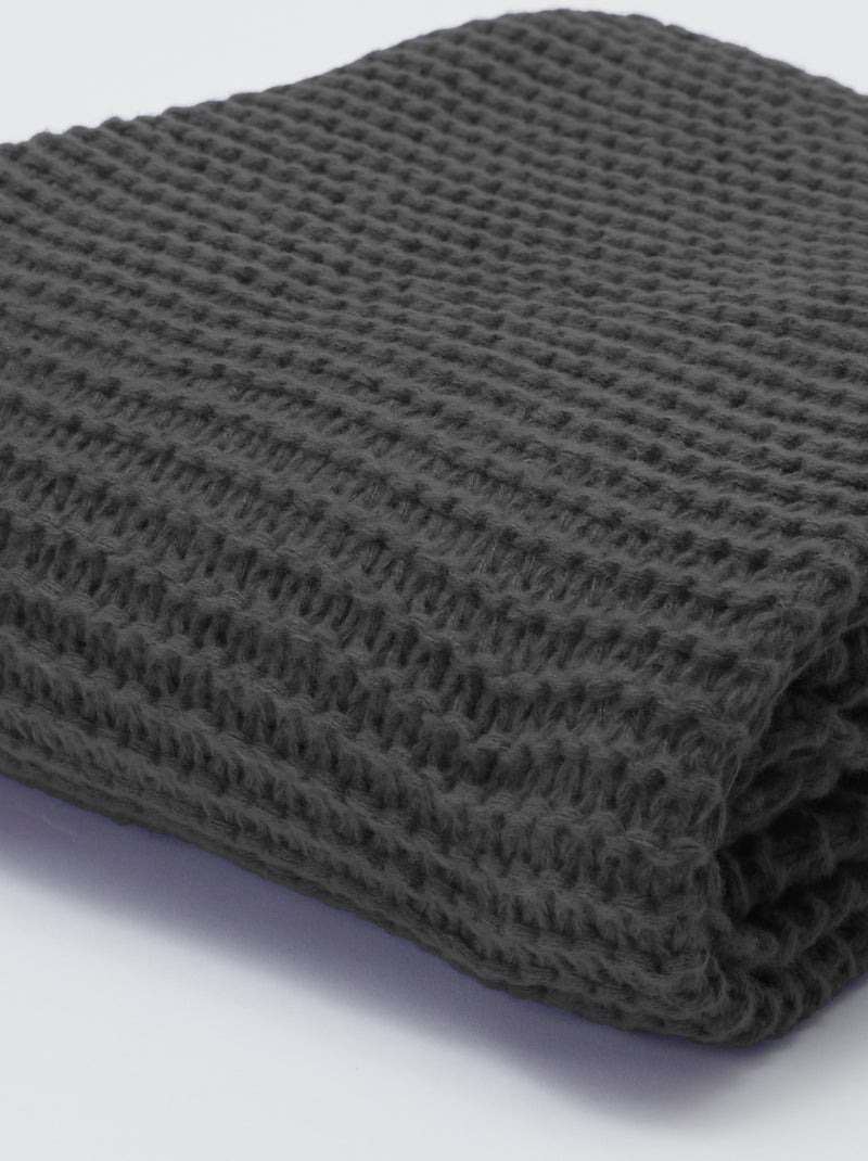 Coperta a maglia grossa - Kiabi Home GRIGIO - Kiabi