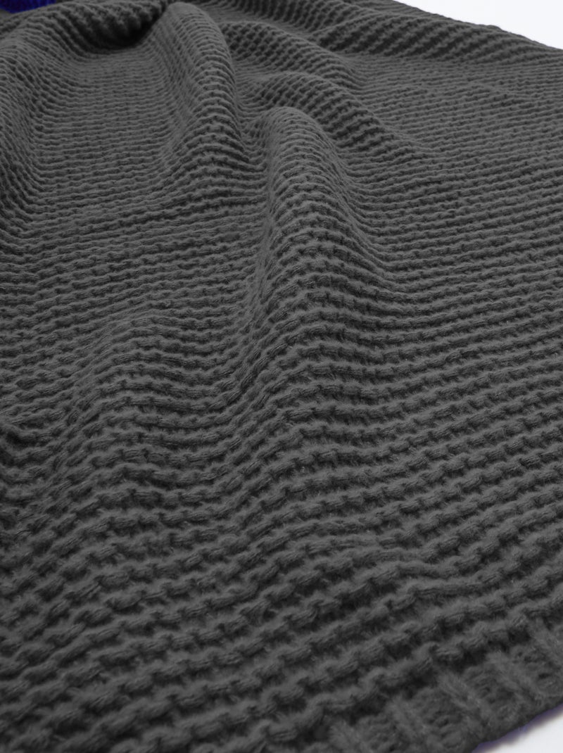 Coperta a maglia grossa - Kiabi Home GRIGIO - Kiabi