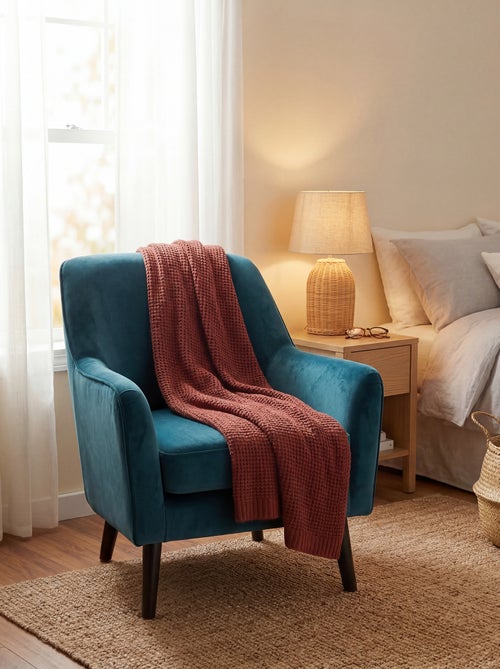 Coperta a maglia grossa 160 x 130 cm - Kiabi Home - Kiabi