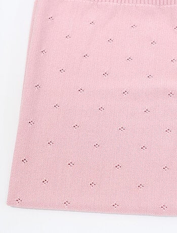 Coperta a Maglia Traforata