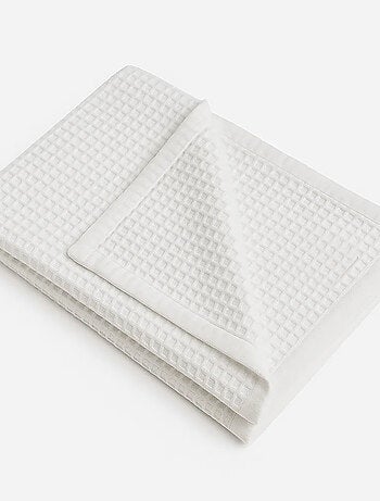 Coperta a nido d’ape in cotone biologico Aiko