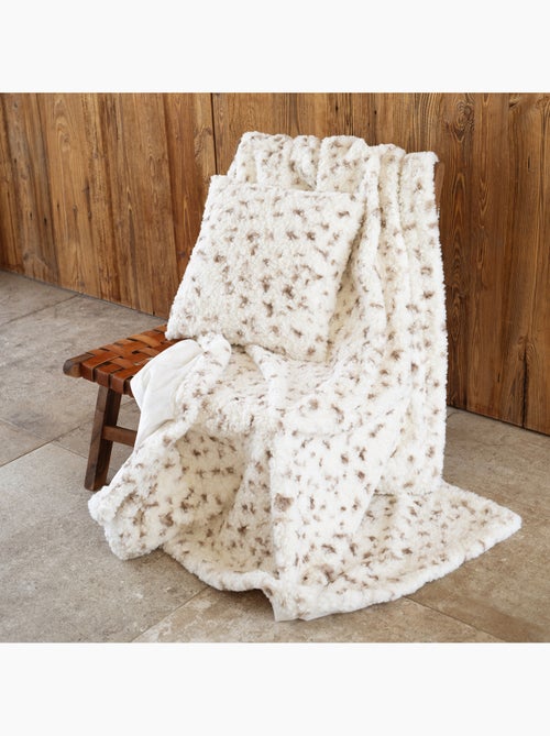 Coperta a pois con trama in rilievo e retro in velluto - Kiabi Coperta a pois con trama in rilievo e retro in velluto - Kiabi