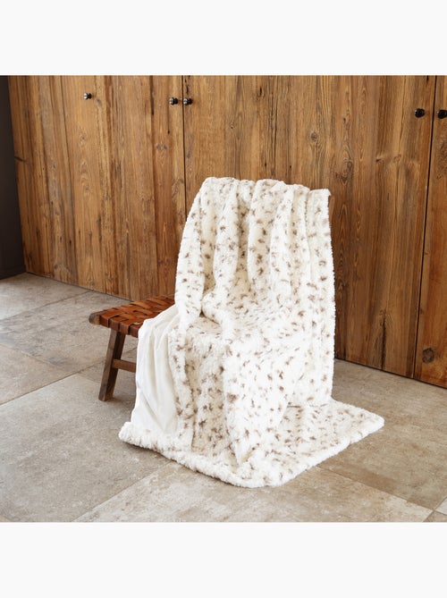 Coperta a pois con trama in rilievo e retro in velluto - Kiabi Coperta a pois con trama in rilievo e retro in velluto - Kiabi