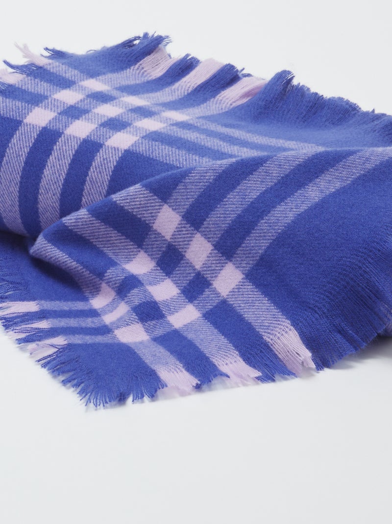 Coperta a quadri 160 x 130 cm - Kiabi Home BLU - Kiabi