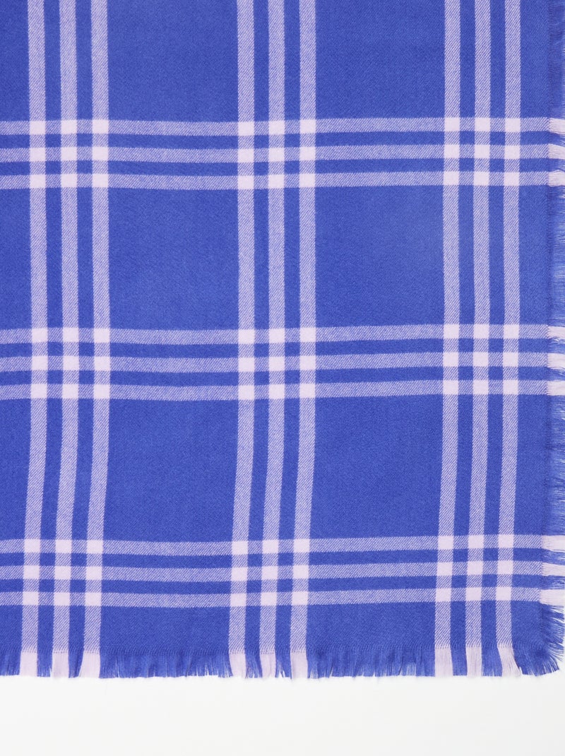 Coperta a quadri 160 x 130 cm - Kiabi Home BLU - Kiabi
