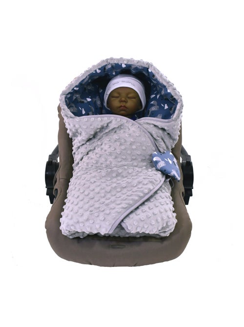 Coperta avvolgente reversibile per neonato in cotone | SEVIRA KIDS - Kiabi