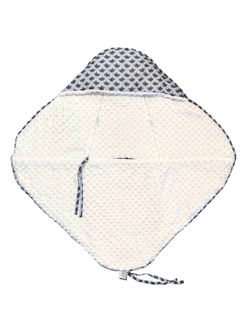 Coperta avvolgente reversibile per neonato in cotone | sevira kids | sevira kids Blu - Kiabi