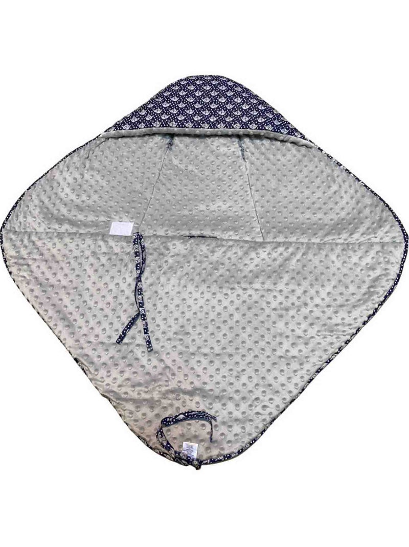 Coperta avvolgente reversibile per neonato in cotone | sevira kids | sevira kids Blu - Kiabi
