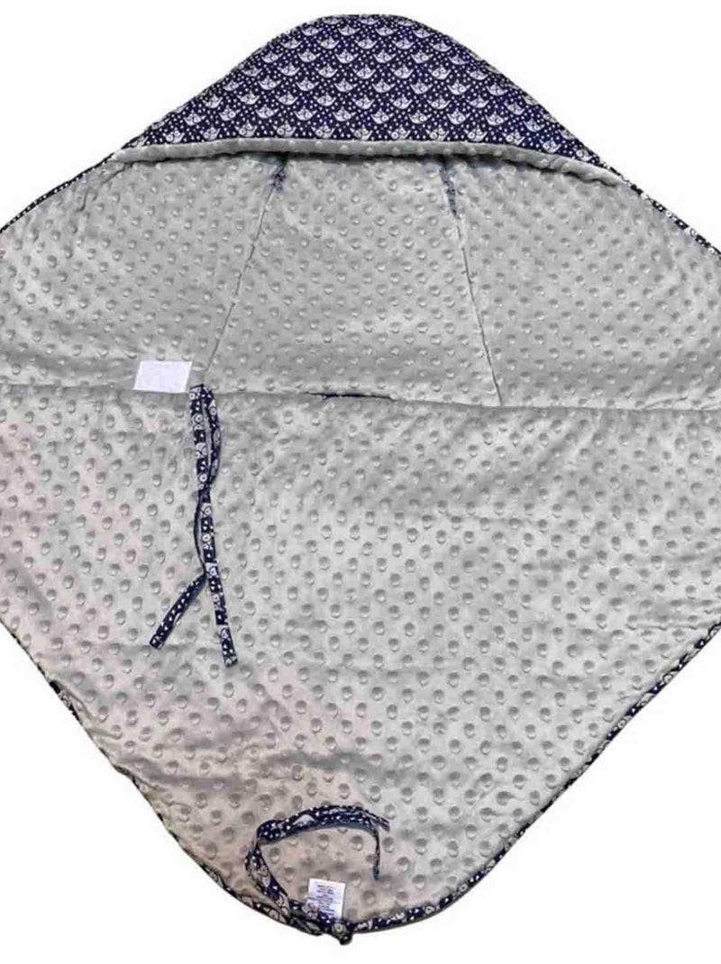 Coperta avvolgente reversibile per neonato in cotone | sevira kids | sevira kids Blu - Kiabi
