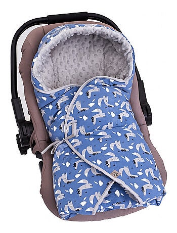 Coperta avvolgente reversibile per neonato in cotone | sevira kids | sevira kids