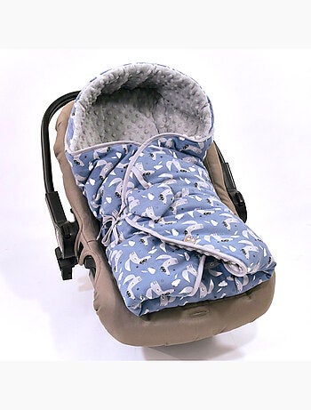 Coperta avvolgente reversibile per neonato in cotone | sevira kids | sevira kids
