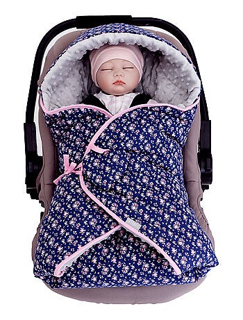 Coperta avvolgente reversibile per neonato in cotone | sevira kids | sevira kids