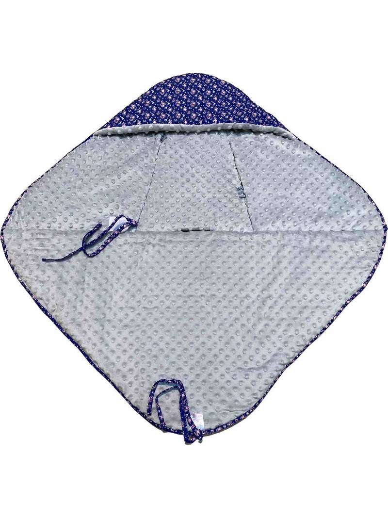 Coperta avvolgente reversibile per neonato in cotone | sevira kids | sevira kids Blu - Kiabi