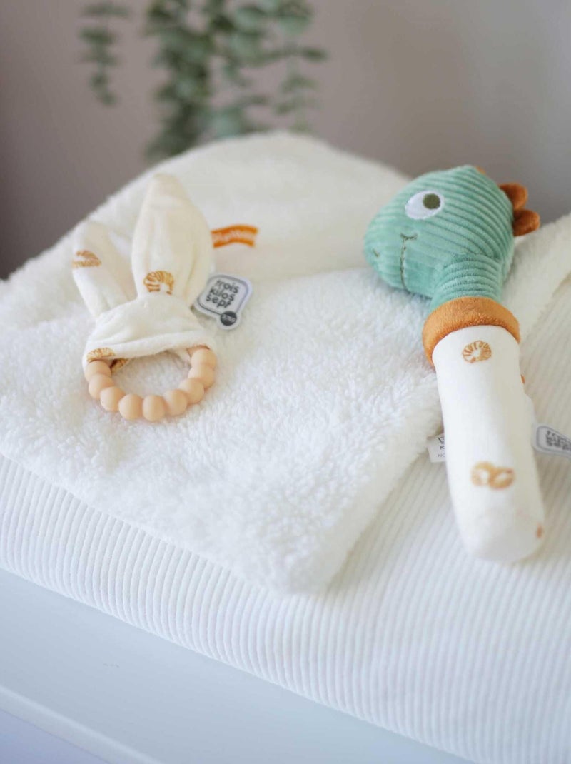 Coperta Bi-materiale - Wooly Bianco - Kiabi