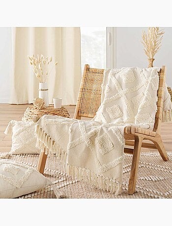 Coperta bohémien con frange