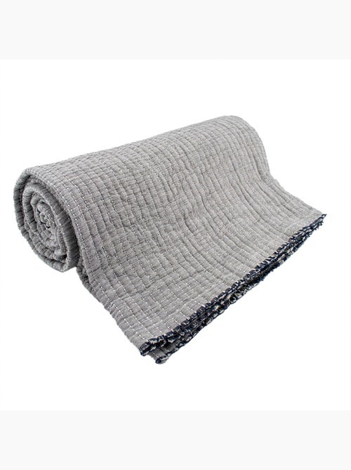 Coperta boutis trapuntata in cotone lavato - Kiabi Coperta boutis trapuntata in cotone lavato - Kiabi