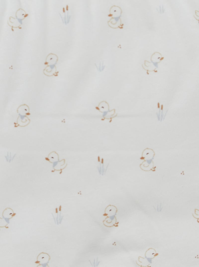 Coperta con stampa BIANCO - Kiabi