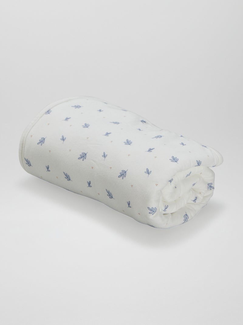 Coperta con stampa BIANCO - Kiabi