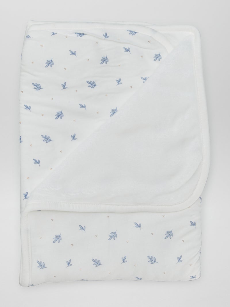 Coperta con stampa BIANCO - Kiabi