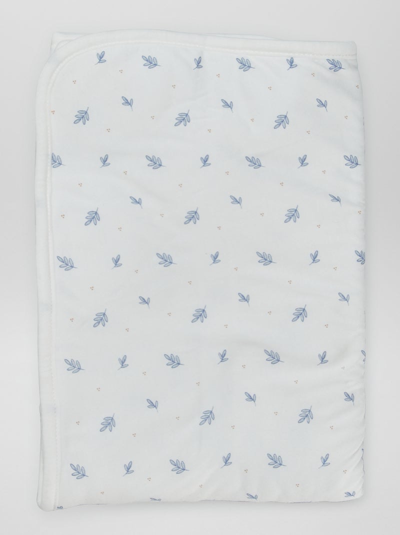 Coperta con stampa BIANCO - Kiabi