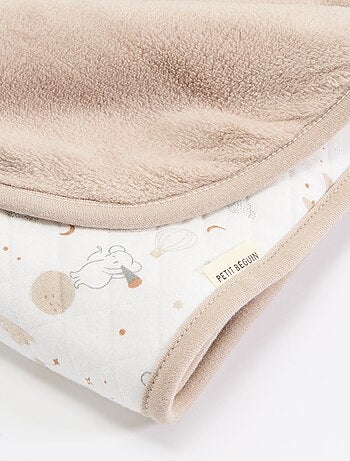 Coperta con un lato in jersey e un lato in maglia morbida