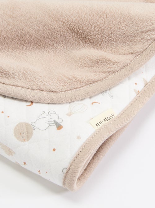 Coperta con un lato in jersey e un lato in maglia morbida - Kiabi Coperta con un lato in jersey e un lato in maglia morbida - Kiabi