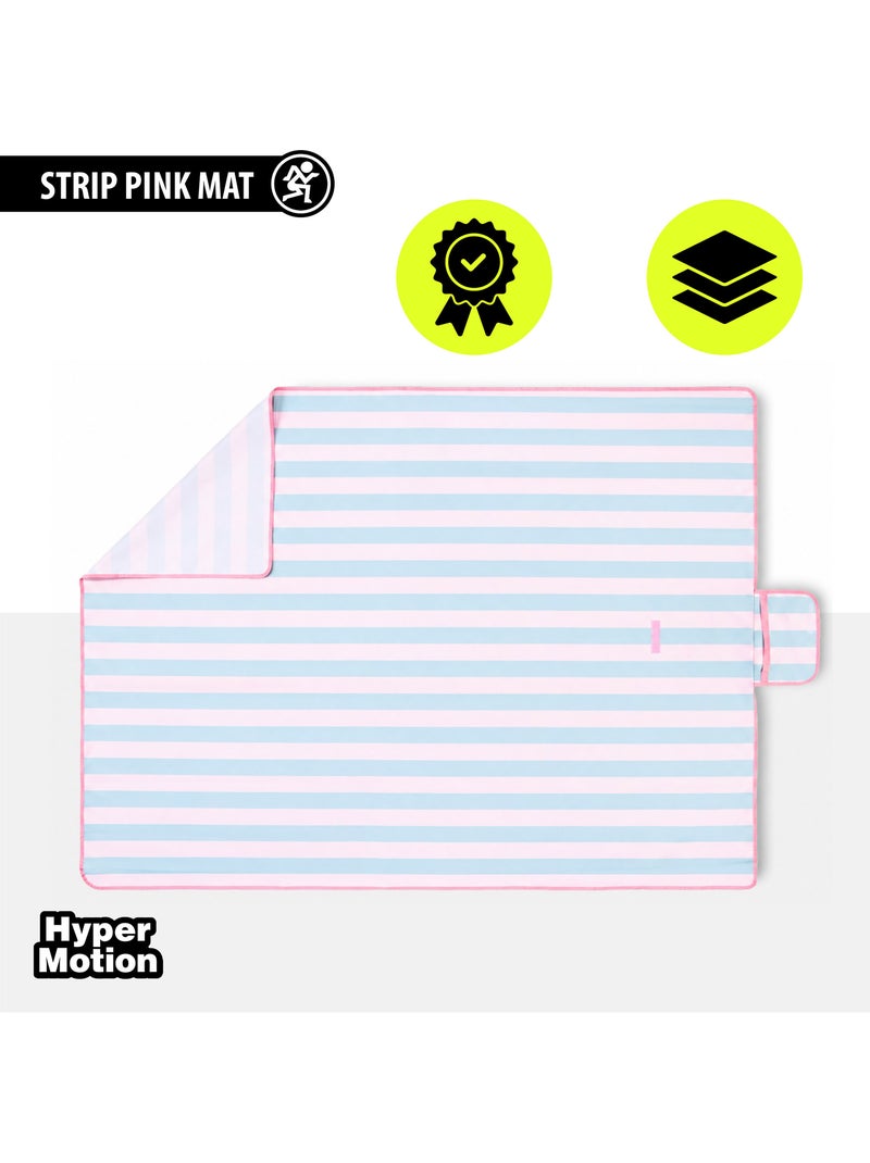 Coperta da picnic hypermotion 150 x 200 cm: impermeabile, resistente e compatta Blu - Kiabi