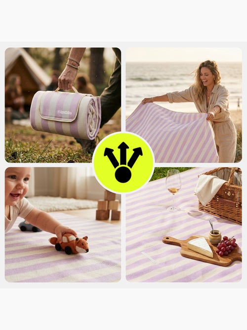 Coperta da picnic xxl hypermotion 200 x 200 cm isolante e impermeabile - Kiabi Coperta da picnic xxl hypermotion 200 x 200 cm isolante e impermeabile - Kiabi