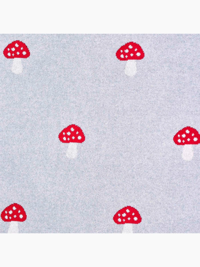 Coperta di cotone biologico per bambini, fungo | sevira kids | sevira kids Grigio - Kiabi