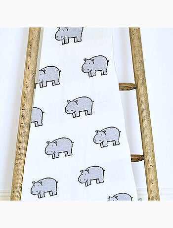 Coperta di cotone biologico per bambini, ippo | SEVIRA KIDS