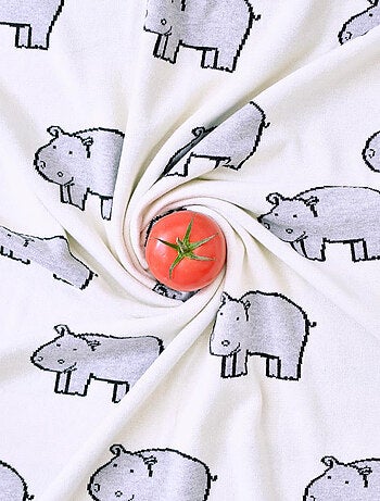 Coperta di cotone biologico per bambini, ippo | SEVIRA KIDS