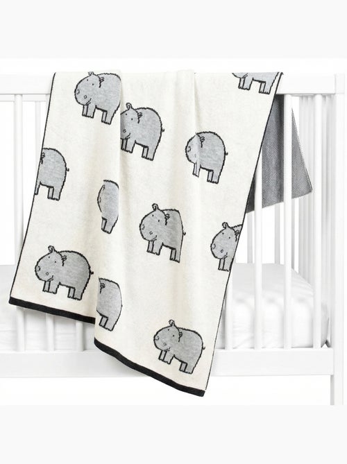 Coperta di cotone biologico per bambini, ippo | sevira kids | sevira kids - Kiabi Coperta di cotone biologico per bambini, ippo | sevira kids | sevira kids - Kiabi